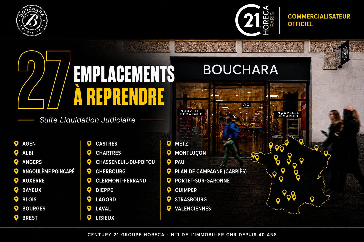 ECHORECA. LA SÉLECTION HEBDOMADAIRE DES MEILLEURES OPPORTUNITÉS EN CHR SUR PARIS ET L’ILE-DE-FRANCE