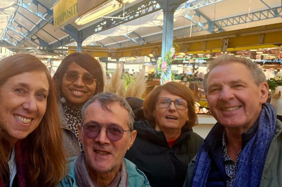 Réunion au marché