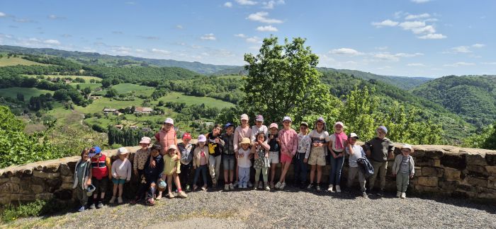 Les enfants lors d'une précédente sortie