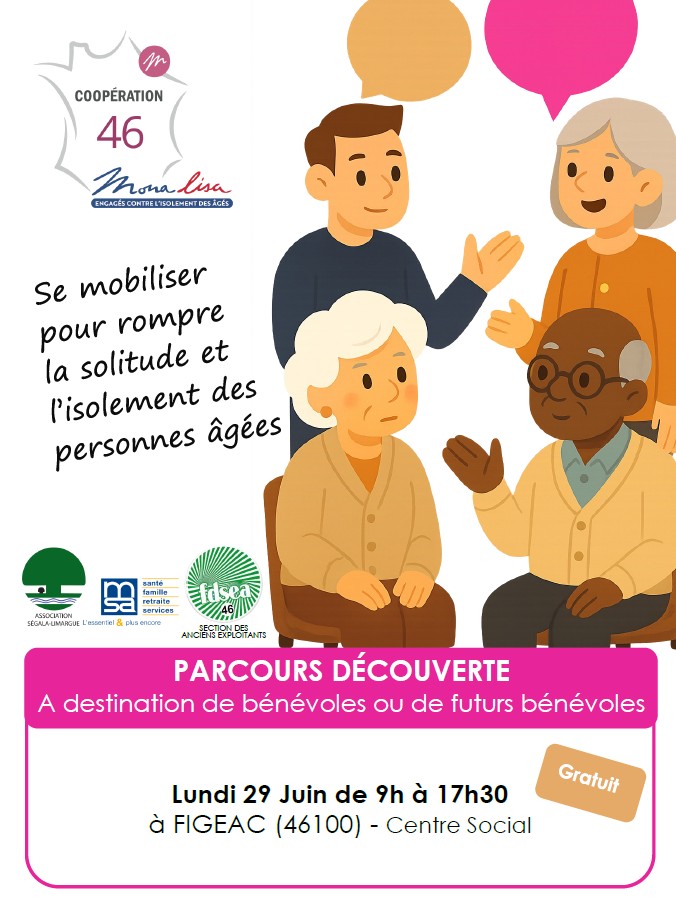 Parcours découverte à destination des bénévoles ou futurs bénévoles à Figeac