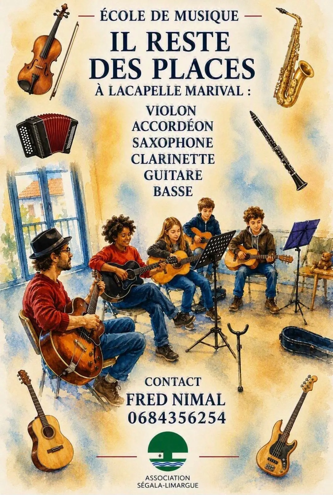 Ecole de Musique, il reste des places !