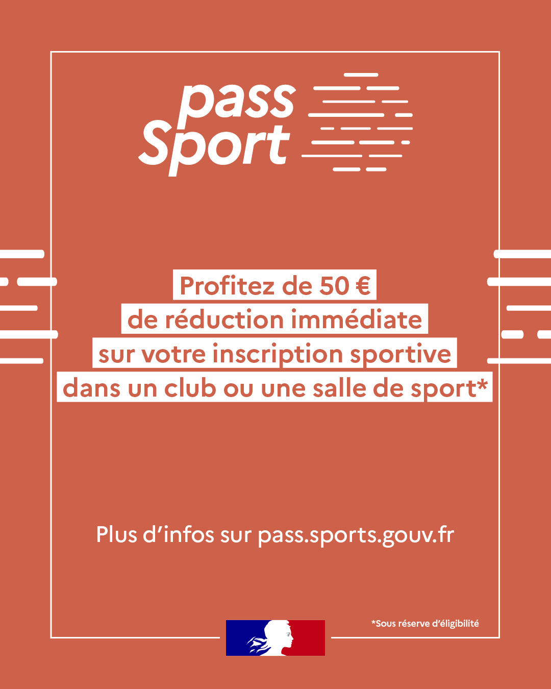 Plus d'infos sur le Pass Sport