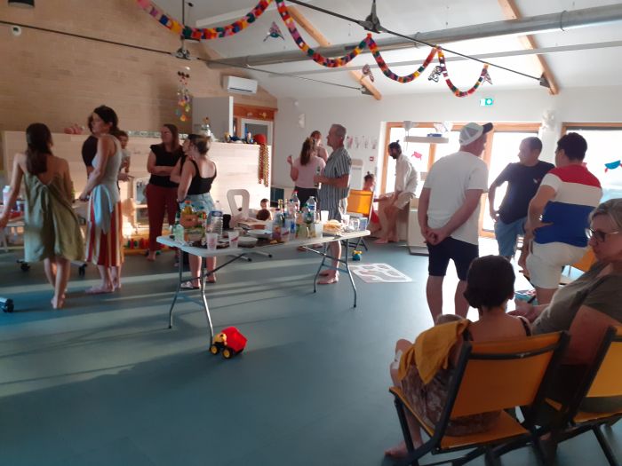 soirée conviviale à la micro-crèche La Forêt Enchantée