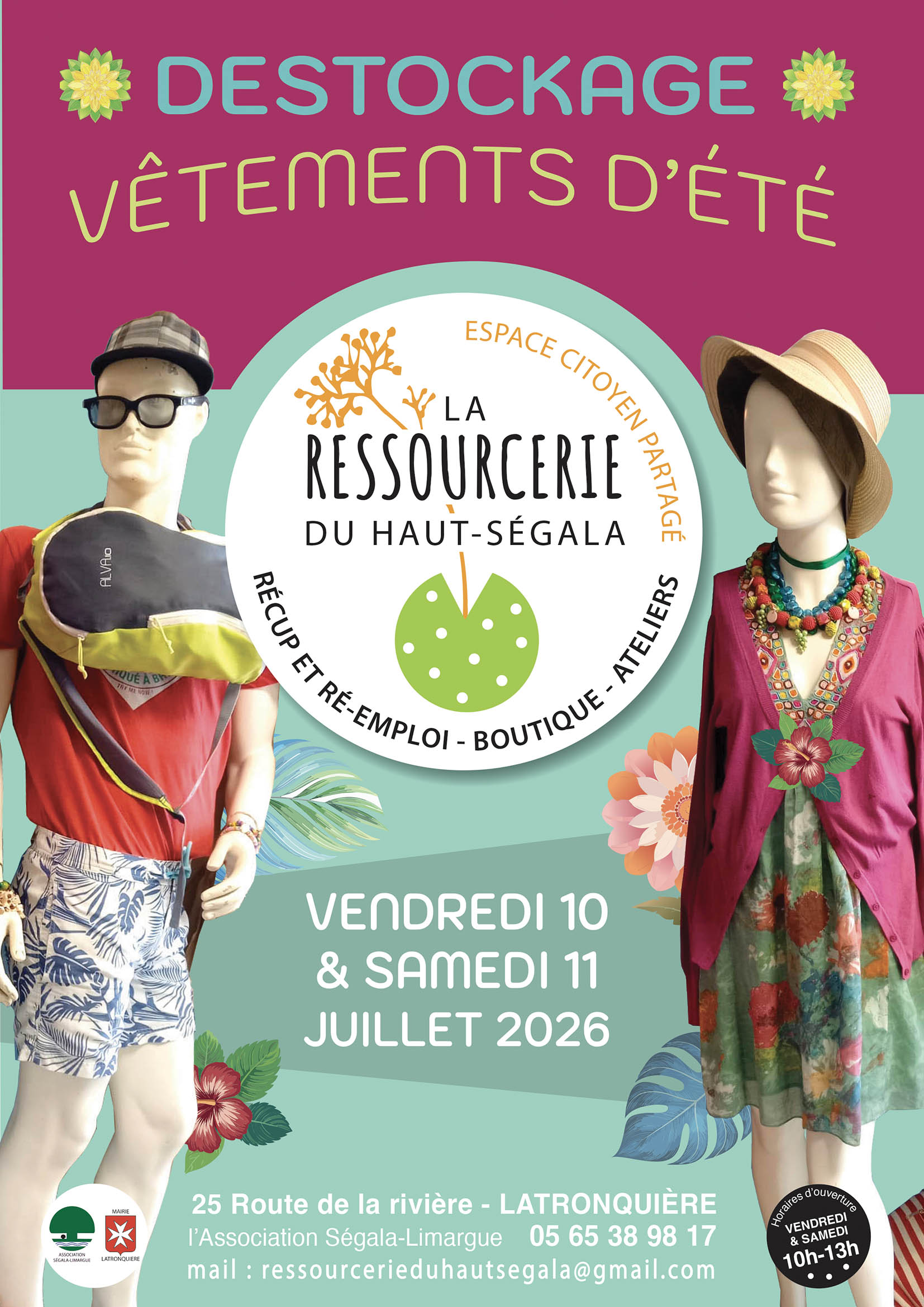 Destockage de vêtements d'été à Latronquière !