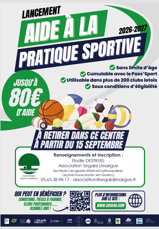 Aide à la Pratique Sportive 2026-2027
