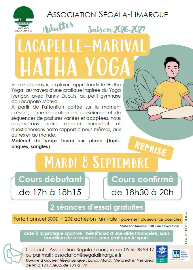 Reprise du Yoga !